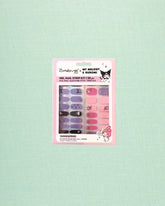 The Creme Shop x Kuromi & My Melody Kawaii & Punk Gel Nail Strip Kit - Unique Bunny